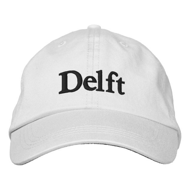 Delft Embroized Baseball Cap Broderad Keps (Framsida)