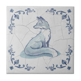 Delft Fox Keramisk Kakel