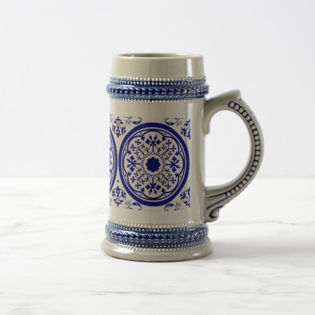 Delft Inspirerad Art Stein Sejdel (Höger)