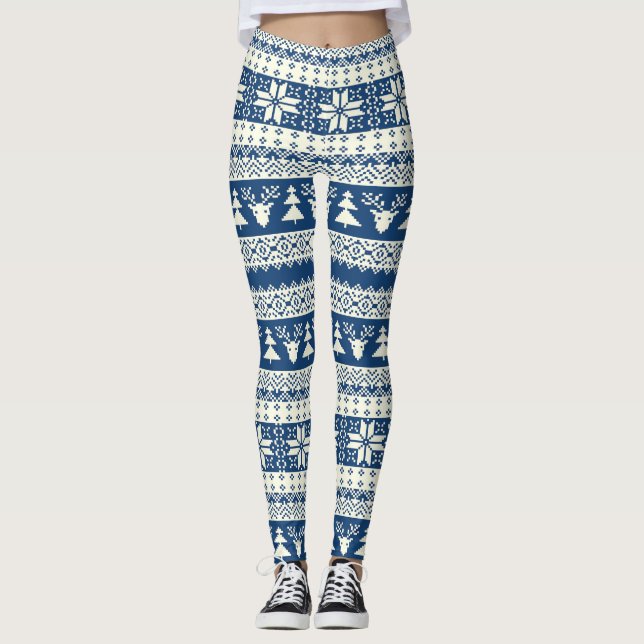 Delft jultröja leggings (Framsida)