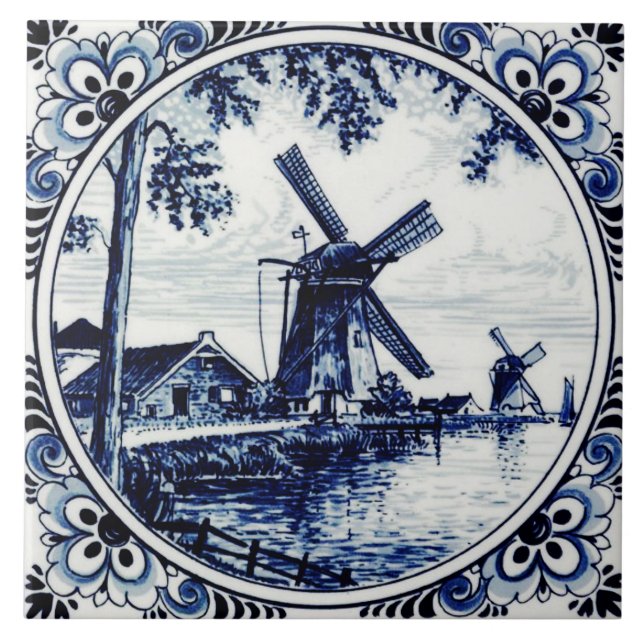 Delft-keramik Kakelplatta (Framsidan)