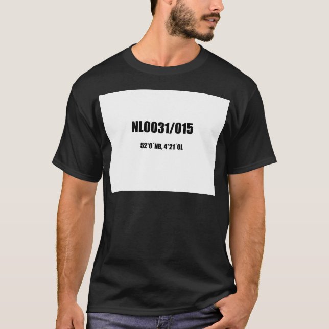 Delft kodifierar i svart tee shirt (Framsida)