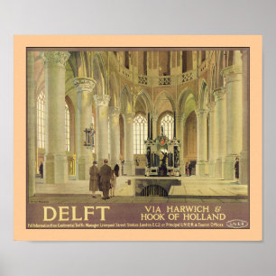 Delft LNER affisch