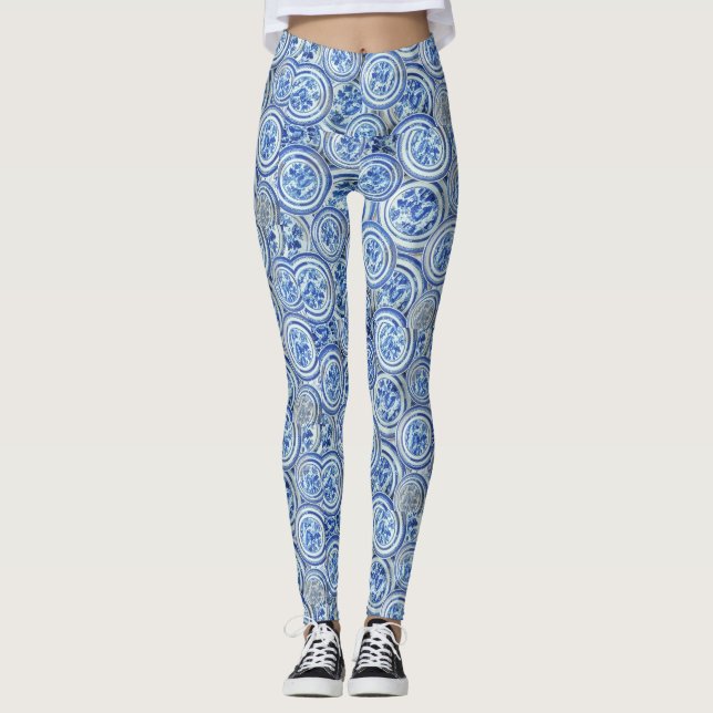 DELFT TALLRIKAR LEGGINGS (Framsida)