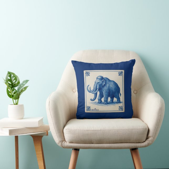 Delft Wooly Mammoth Kudde (Stol)