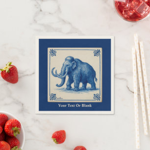 Delft Wooly Mammoth Pappersservett