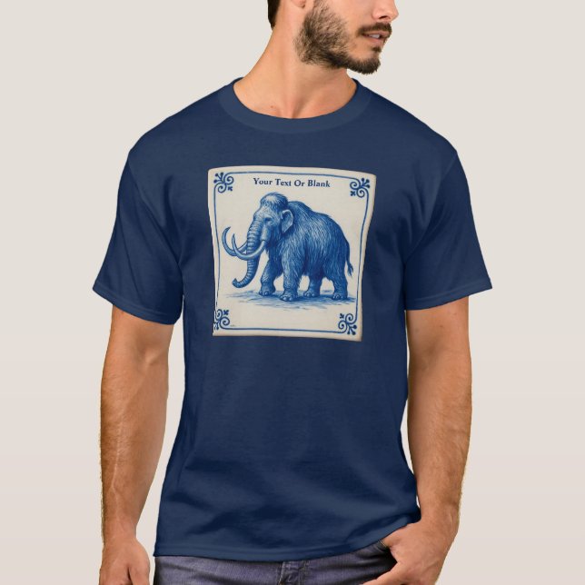 Delft Wooly Mammoth T Shirt (Framsida)