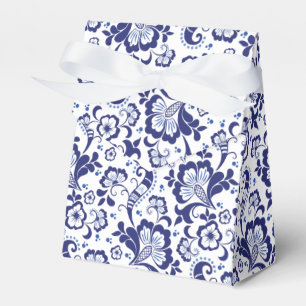 Delfts Blauw   Delft Blue Dutch Bröllop Guests Presentaskar