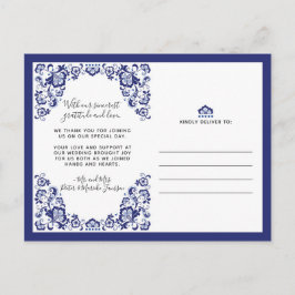 Delfts Blauw | Enfoto av Delft Blue-Tack Vykort
