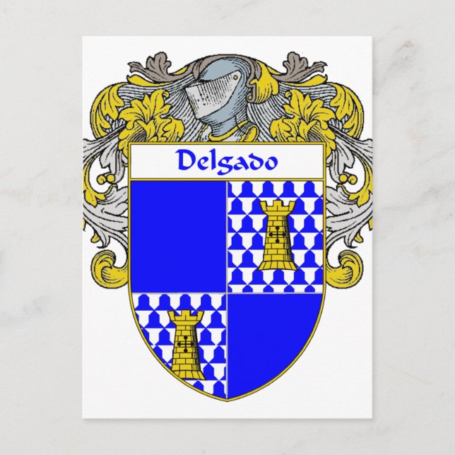 Delgado Jackar av Arm (Mantled) Vykort (Framsida)
