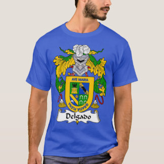 Delgado Jackar om Arm Family Crest T Shirt