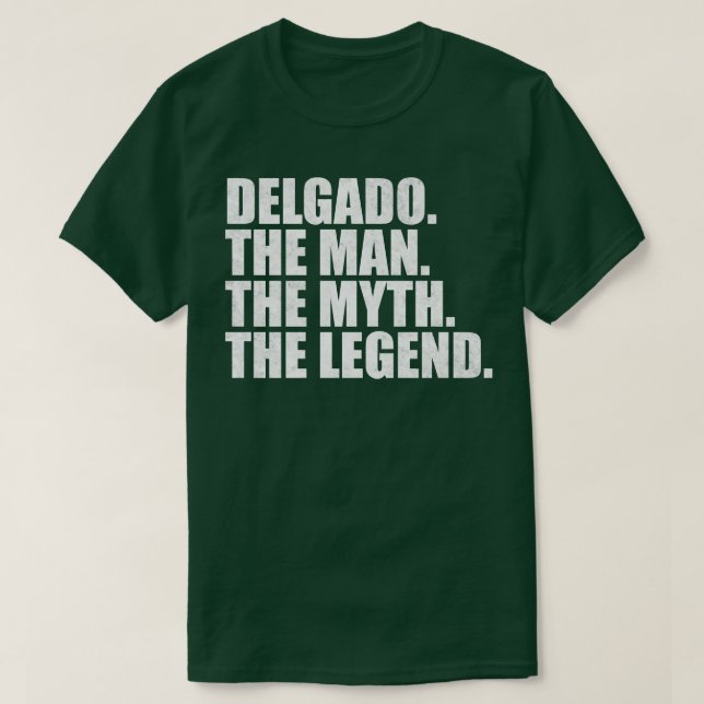 DelgadoDelgado Family namn Delgado, efternamn Delg T Shirt (Design framsida)