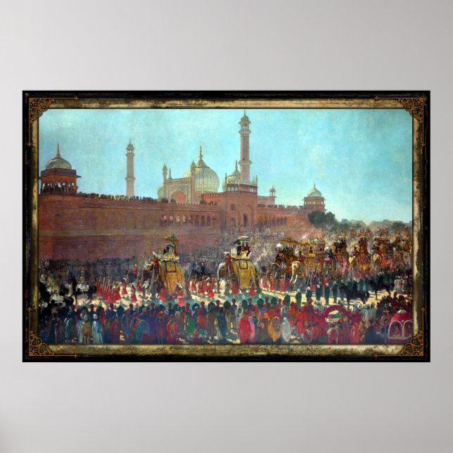 Delhi Durbar 1903 Poster (Framsidan)