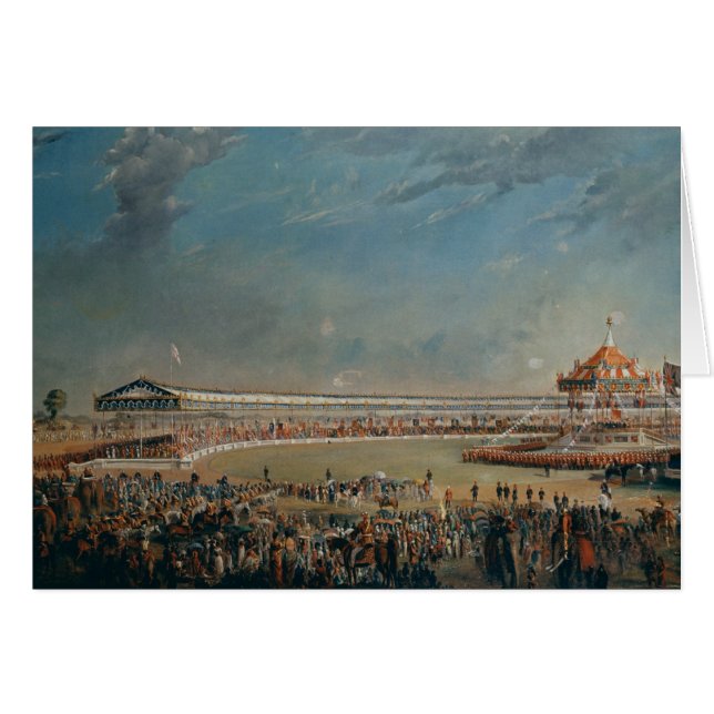 Delhi Durbar Hälsningskort (Framsidan Horizontal)