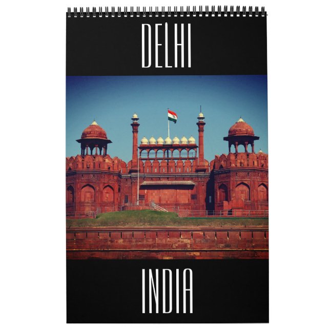 delhi india kalender (Omslag)