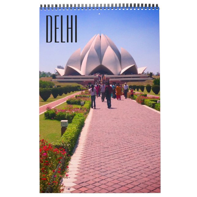 delhi india kalender (Omslag)