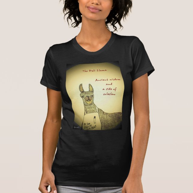Deli Llama Tees Tee Shirt (Framsida)