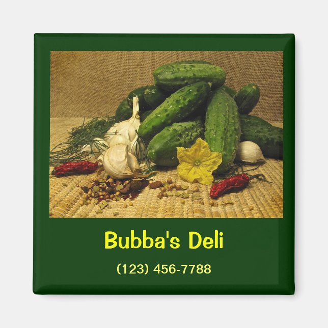 Deli Pickles Magnet (Framsidan)