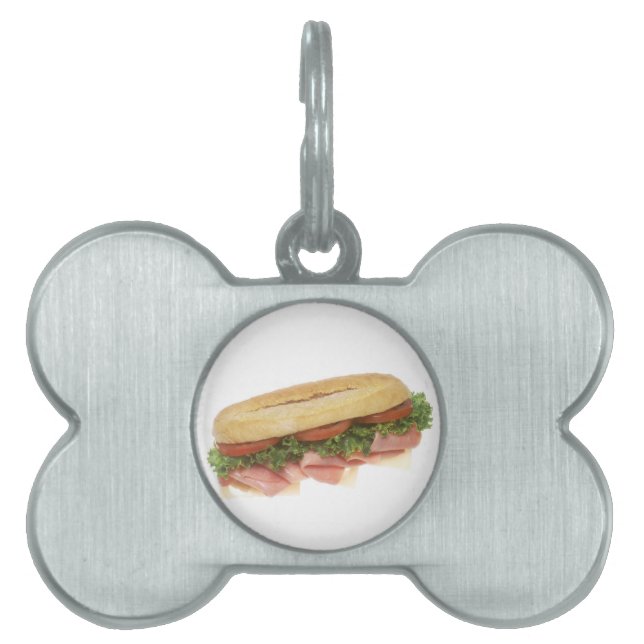 Deli Sandwich ID-bricka Husdjur (Framsidan)