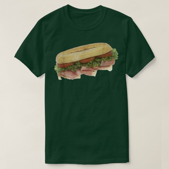 Deli Sub Sandwich T Shirt (Design framsida)