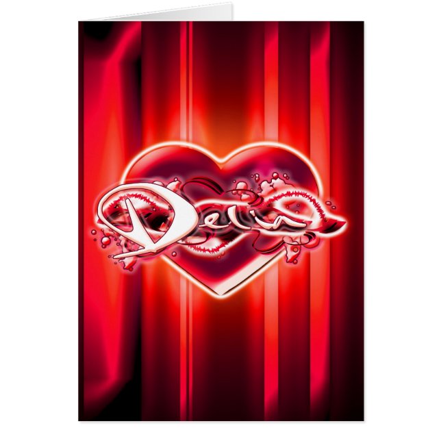 Delia Hälsningskort (Framsidan)