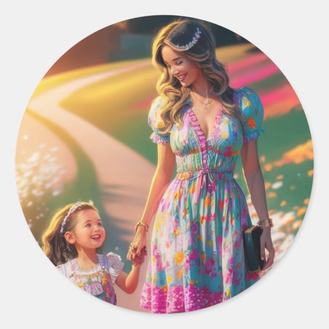 Delicado recuerdo runt klistermärke (Framsida)