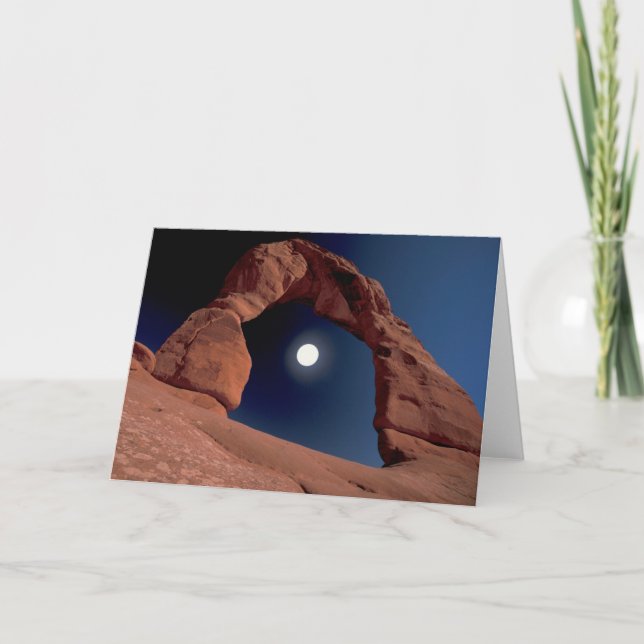 Delicate Arch | Arches National Park Utah Kort (Framsida)