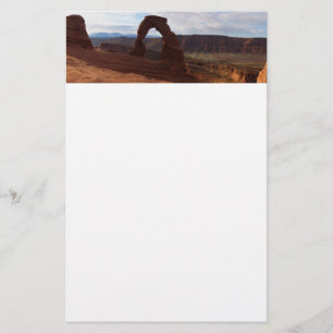 Delicate Arch I i Arches nationalpark Brevpapper