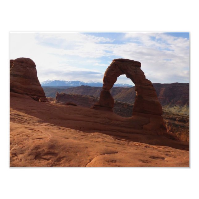 Delicate Arch I i Arches nationalpark Fototryck (Framsidan)