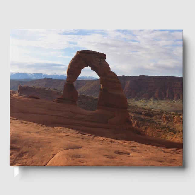 Delicate Arch I i Arches nationalpark Gästböcker (Framsida)