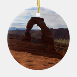 Delicate Arch I i Arches nationalpark Julgransprydnad Keramik
