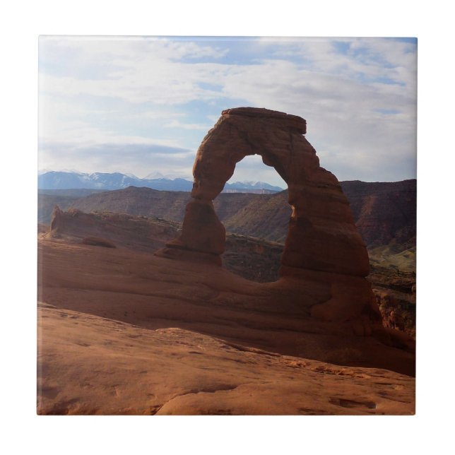 Delicate Arch I i Arches nationalpark Kakelplatta (Framsidan)