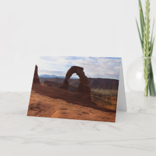 Delicate Arch I i Arches nationalpark Kort
