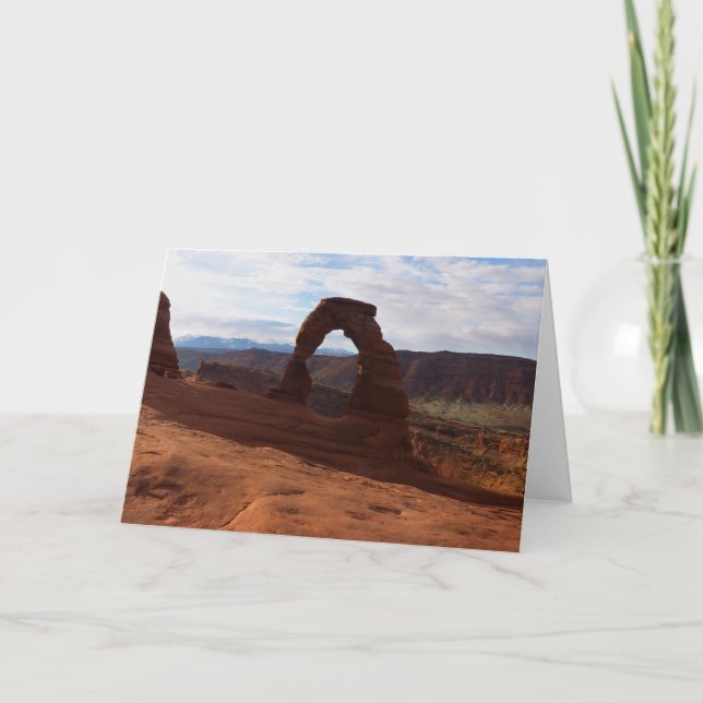 Delicate Arch I i Arches nationalpark Kort (Framsida)