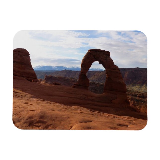 Delicate Arch I i Arches nationalpark Magnet (Horisontell)