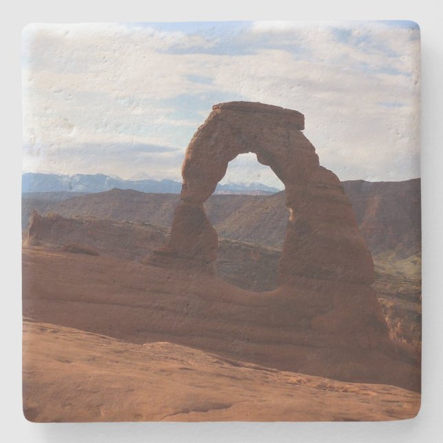 Delicate Arch I i Arches nationalpark Stenunderlägg (Framsidan)