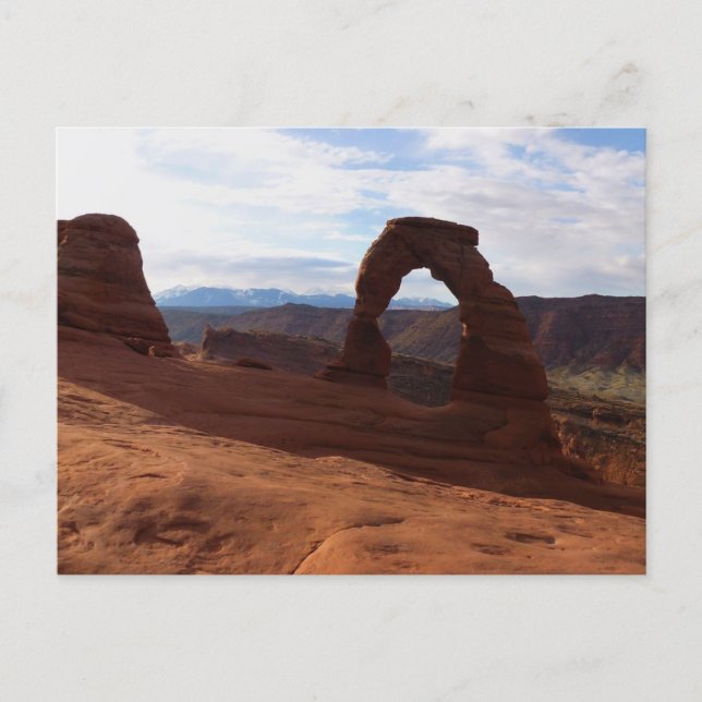 Delicate Arch I i Arches nationalpark Vykort (Framsida)