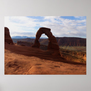Delicate Arch I vid Arches National Park Poster