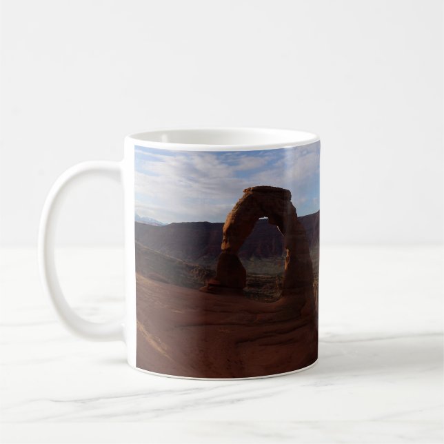 Delicate Arch II vid Arches nationalpark Kaffemugg (Vänster)