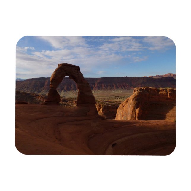 Delicate Arch II vid Arches nationalpark Magnet (Horisontell)