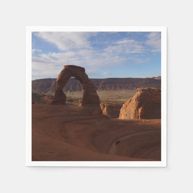 Delicate Arch II vid Arches nationalpark Pappersservett (Framsidan)