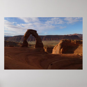 Delicate Arch II vid Arches nationalpark Poster