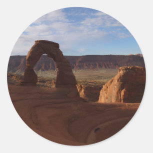 Delicate Arch II vid Arches nationalpark Runt Klistermärke