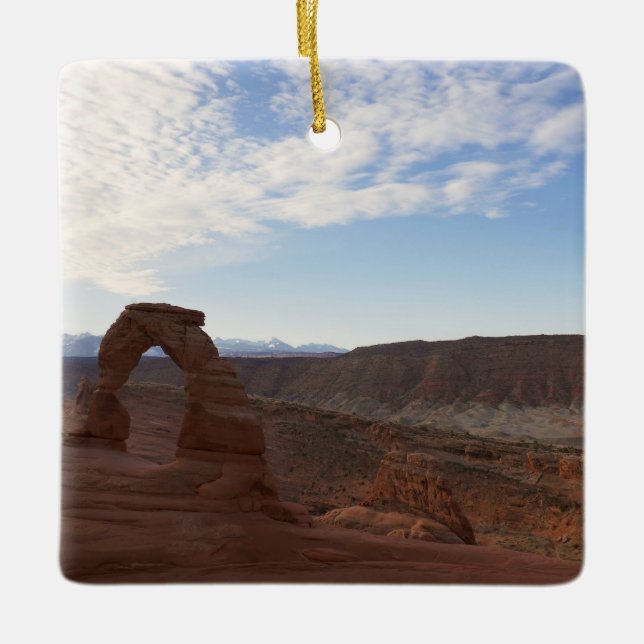 Delicate Arch III vid Arches National Park Julgransprydnad Keramik (Framsida)