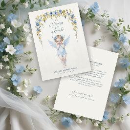 Delicate Blue Angel Condolence Remembrance Babies