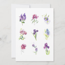 Delicate Botanical Collection – Elegant Floral Art Tack Kort