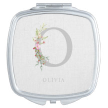 Delicate Elegant O Initial Garland Gift for Her