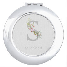 Delicate Elegant S Initial Garland Gift for Her