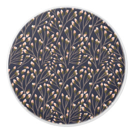 Delicate Pink Buds on Brown Branches Knopp