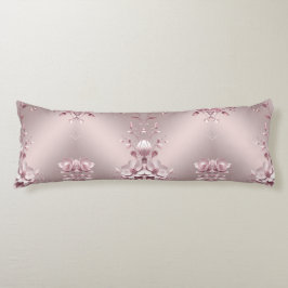 Delicate Pink Floral Body Pillow Kroppskudde
